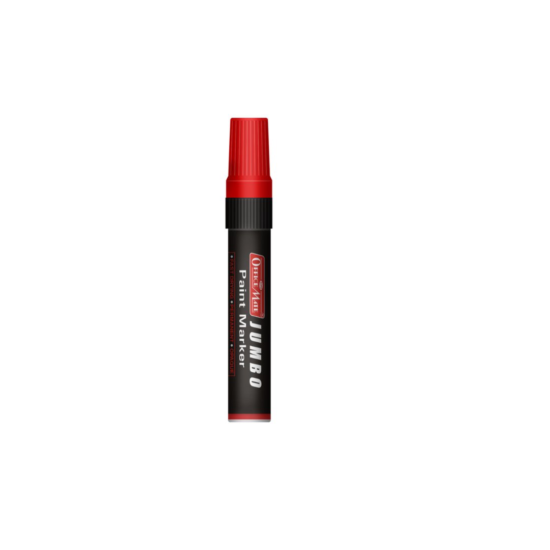 Soni Officemate Jumbo Paint Marker - SCOOBOO - Jumbo-Red - Paint Marker