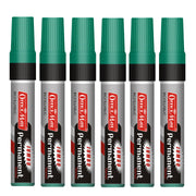 Soni Officemate Jumbo Permanent Marker - Pack of 6 - SCOOBOO - Jumbo-Per-Green - Permanent Markers