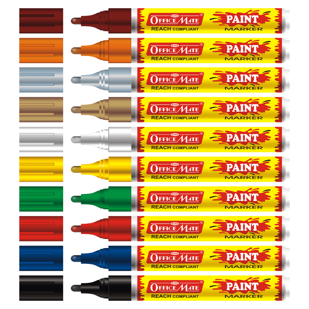 Soni Officemate Paint Markers Pens - SCOOBOO - 113 - Paint Marker