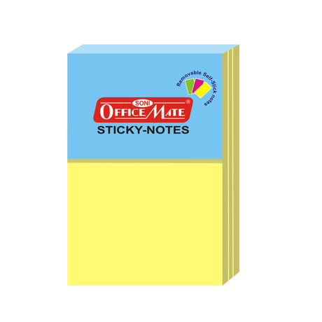 Soni Officemate Sticky Note Pads Pastel Paper Set - SCOOBOO - Sticky Notes