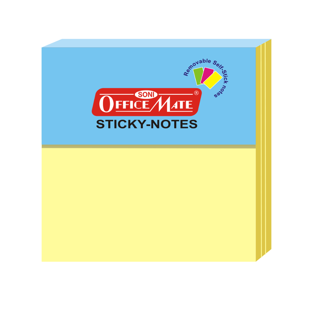 Soni Officemate Sticky Note Pads Pastel Paper Set - SCOOBOO - Sticky Notes