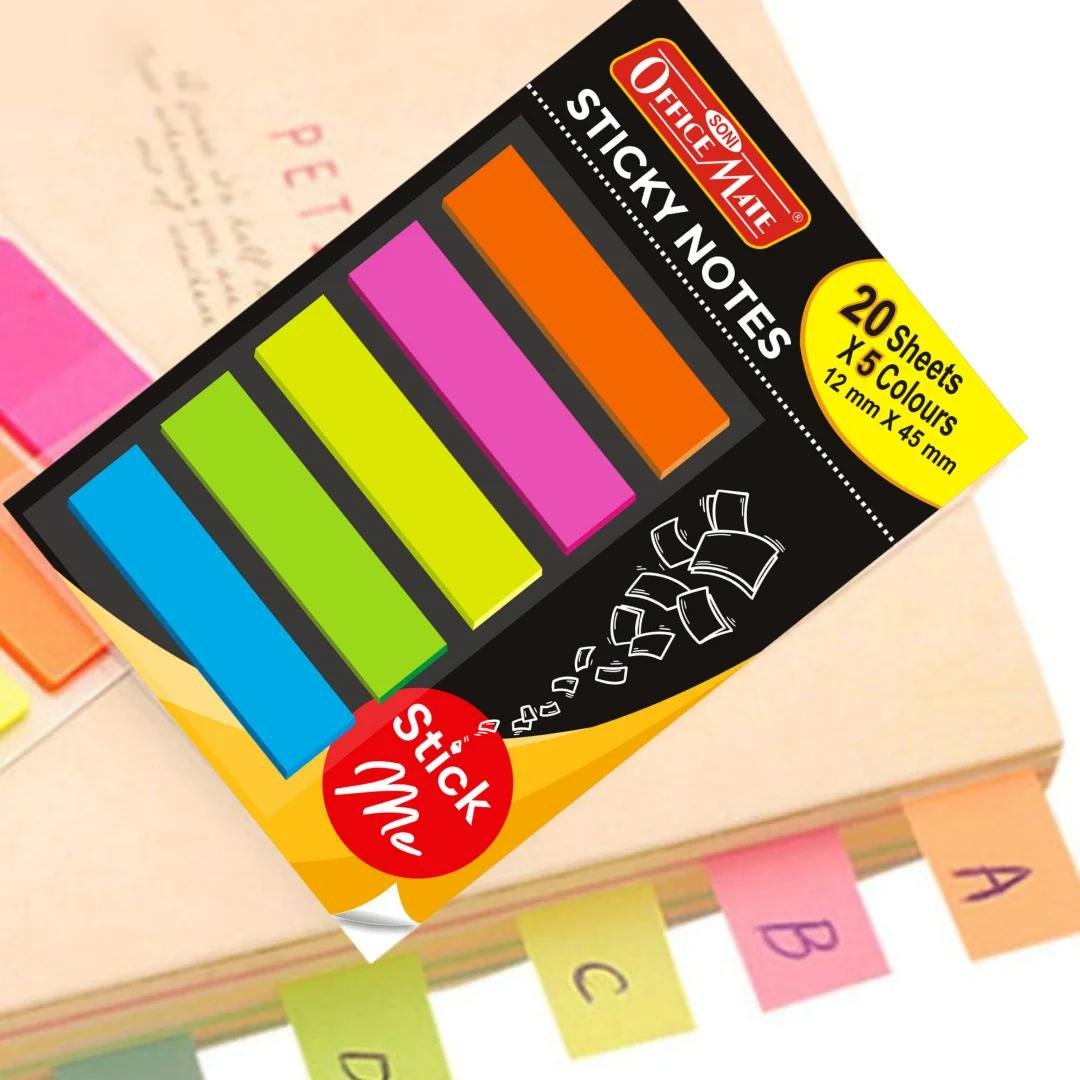 Soni Officemate Sticky Notes - 20 Sheets - SCOOBOO - 755 - Sticky Notes