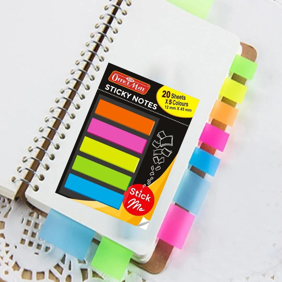 Soni Officemate Sticky Notes - 20 Sheets - SCOOBOO - 755 - Sticky Notes