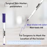 Soni Officemate Surgical and Medical Skin Body Marker Pens- Pack of 10 - SCOOBOO - Fineliner
