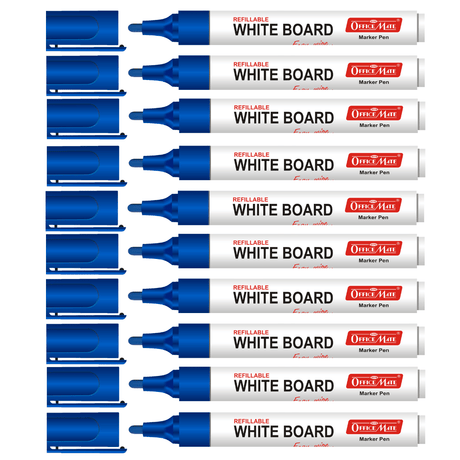 Soni Officemate Whiteboard Marker Pen for Office - Pack of 10… - SCOOBOO - White-Board Marker