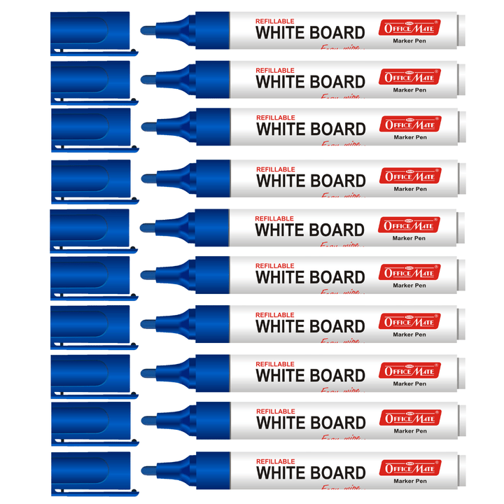 Soni Officemate Whiteboard Marker Pen for Office - Pack of 10… - SCOOBOO - White-Board Marker