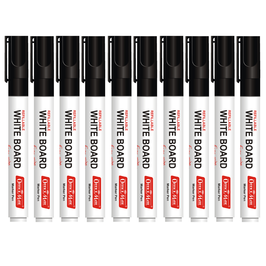 Soni Officemate Whiteboard Marker Pen for Office - Pack of 10… - SCOOBOO - White-Board Marker