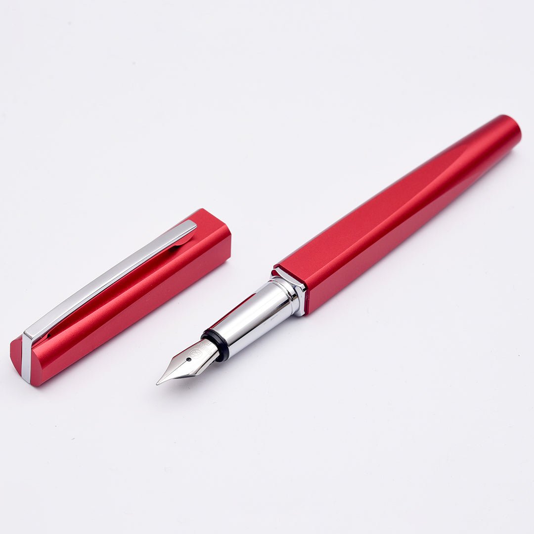 Square Fountain Pen - SCOOBOO - Red - Fountain Pen