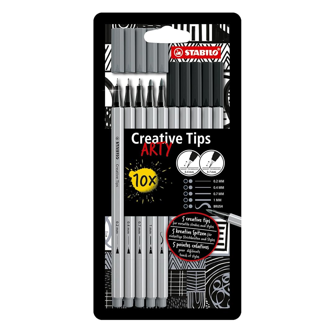 Stabilo Arty Creative Tips Multi Liner Set - SCOOBOO - 89/10 - 1 - 20 - Fineliners