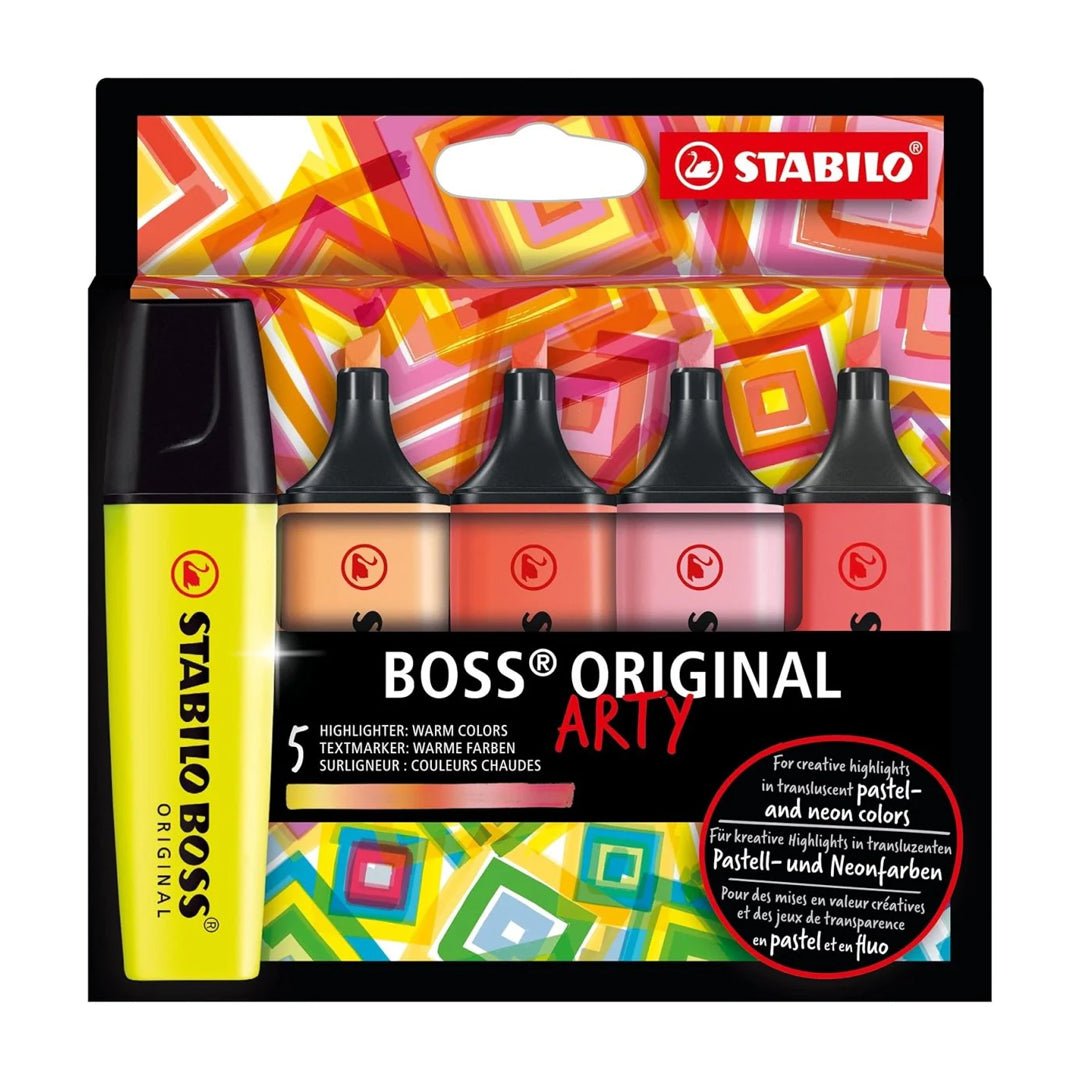 Stabilo Boss Original Arty Highlighter - SCOOBOO - EO70/5 - 02 - 01 - 20 - Highlighter