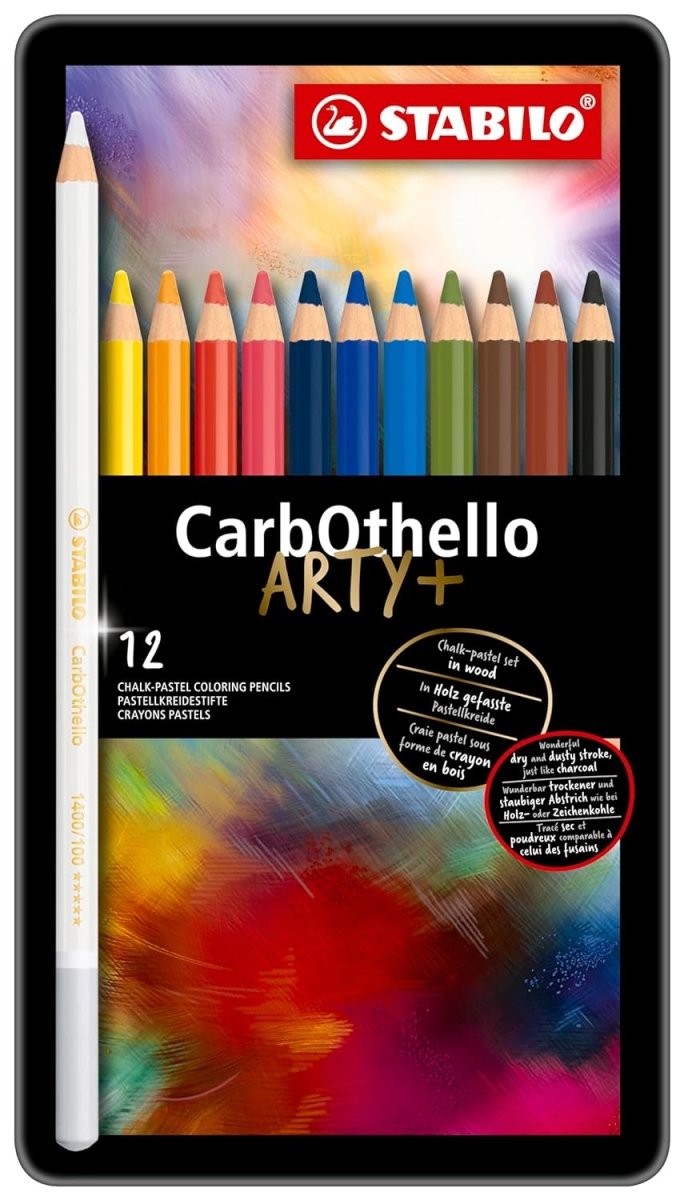 Stabilo Carbothello Pastel Pencil Set - SCOOBOO - 1412 - 6 - Coloured Pencils