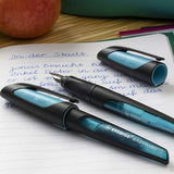 Stabilo | Easy Buddy | Fountain Pen | Black - Light blue | Medium nib - SCOOBOO - 5031/4 - 41 - Fountain pen