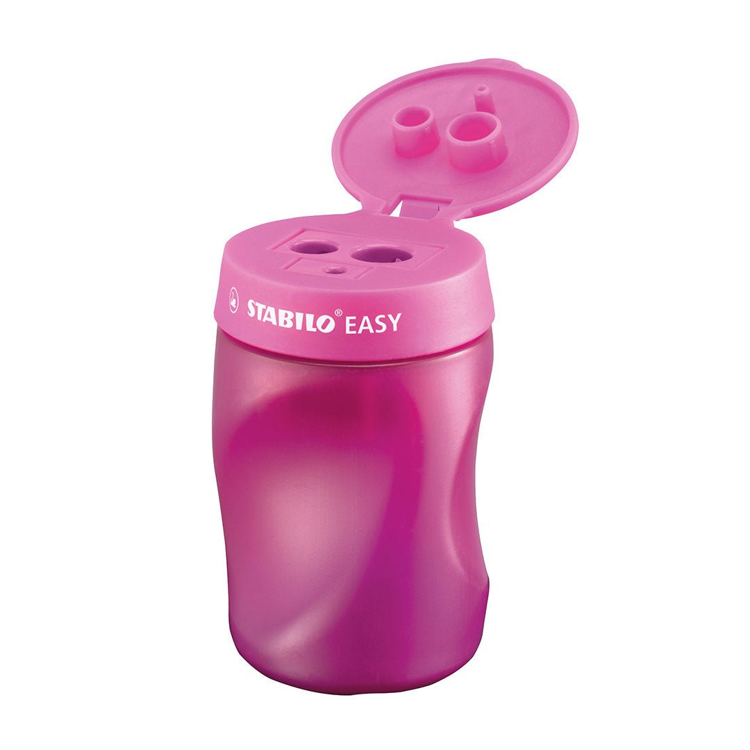 Stabilo | Easy Sharpener | Left Handed | Pink - SCOOBOO - B - 41596 - 3 - Easy Sharpener