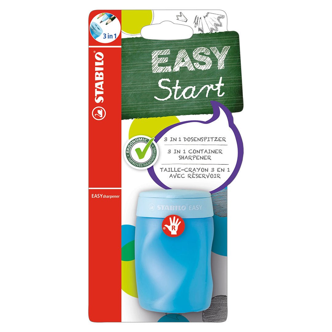 Stabilo | Easy Sharpener | Right Handed | Blue - SCOOBOO - B - 41598 - 3 - Easy Sharpener