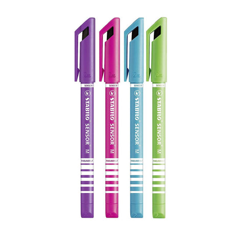 Stabilo Fine Tip Sensor Pen - Pack of 4 - SCOOBOO - 189/4 - 01 - Fineliners