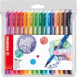 Stabilo Point Max Arty Set of 15 - SCOOBOO - 488/15 - 01 - Fineliner