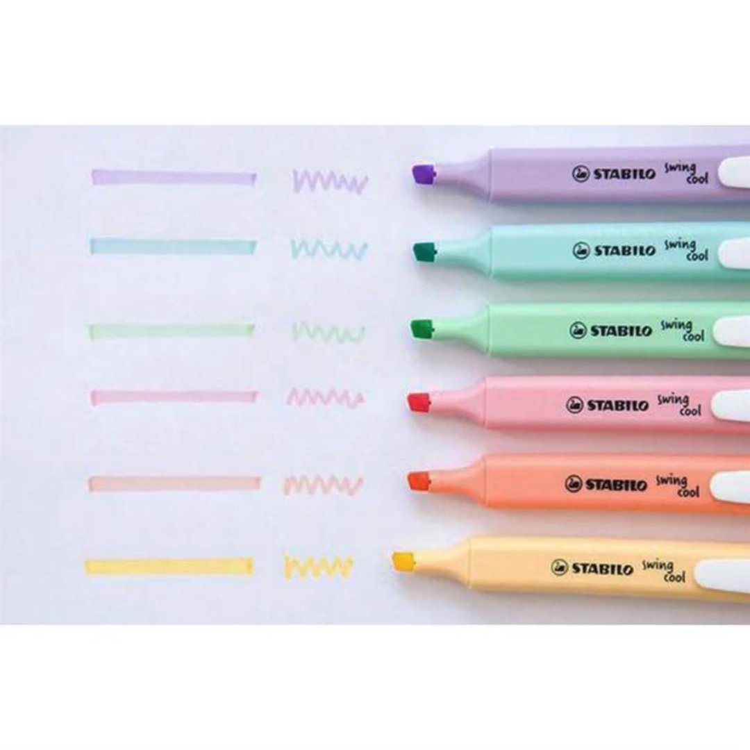 Stabilo Swing Cool Pastel Highlighter - SCOOBOO - 275/116 - 8 - TGM - Highlighter