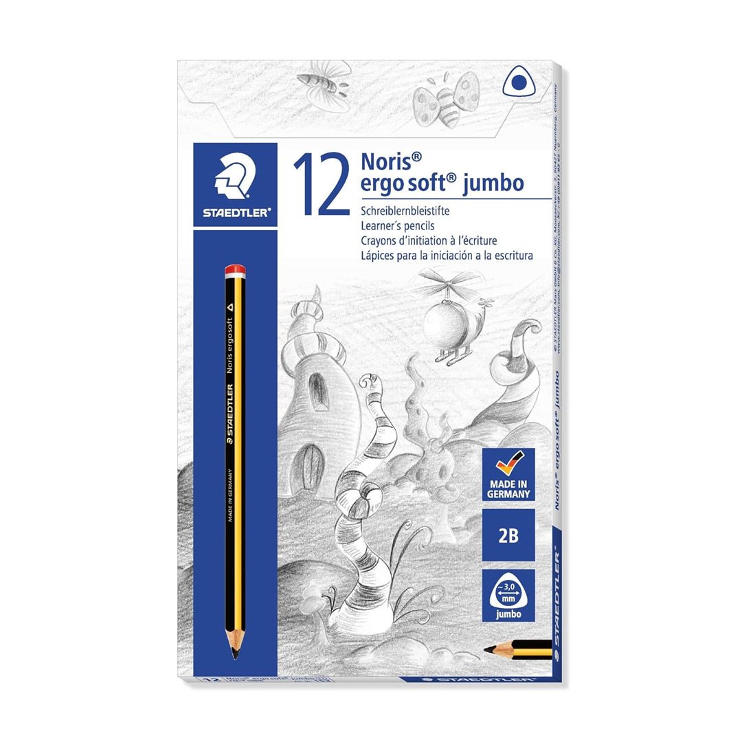 Staedtler 2B Noris Ergosoft Pencil - SCOOBOO - 153 2B - Sketch pencils