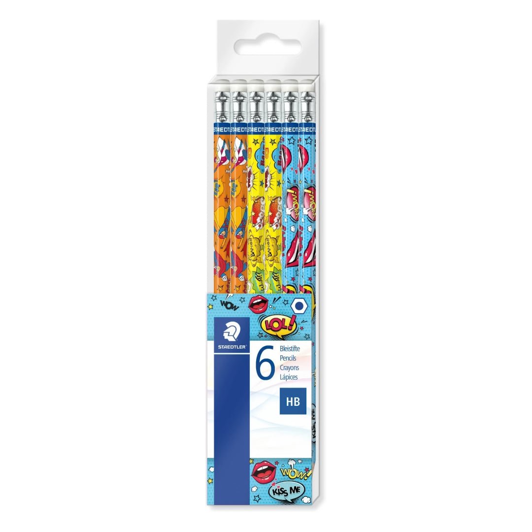 Staedtler Comic HB Pencil Set - SCOOBOO - 172 COTB6 - Pencils