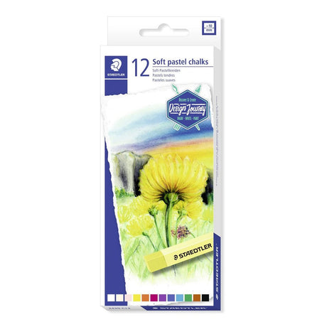 Staedtler Design Journey Soft Pastel Chalks Set - SCOOBOO - 2430 C12 - Soft pastels