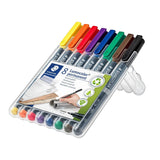 Staedtler Lumocolor Permanent Sets (0.6mm) - SCOOBOO - 318 WP8 - Permanent Markers