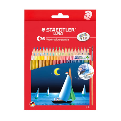 Staedtler Luna Watercolour Colour Pencils - SCOOBOO - 13710C36 - Coloured Pencils