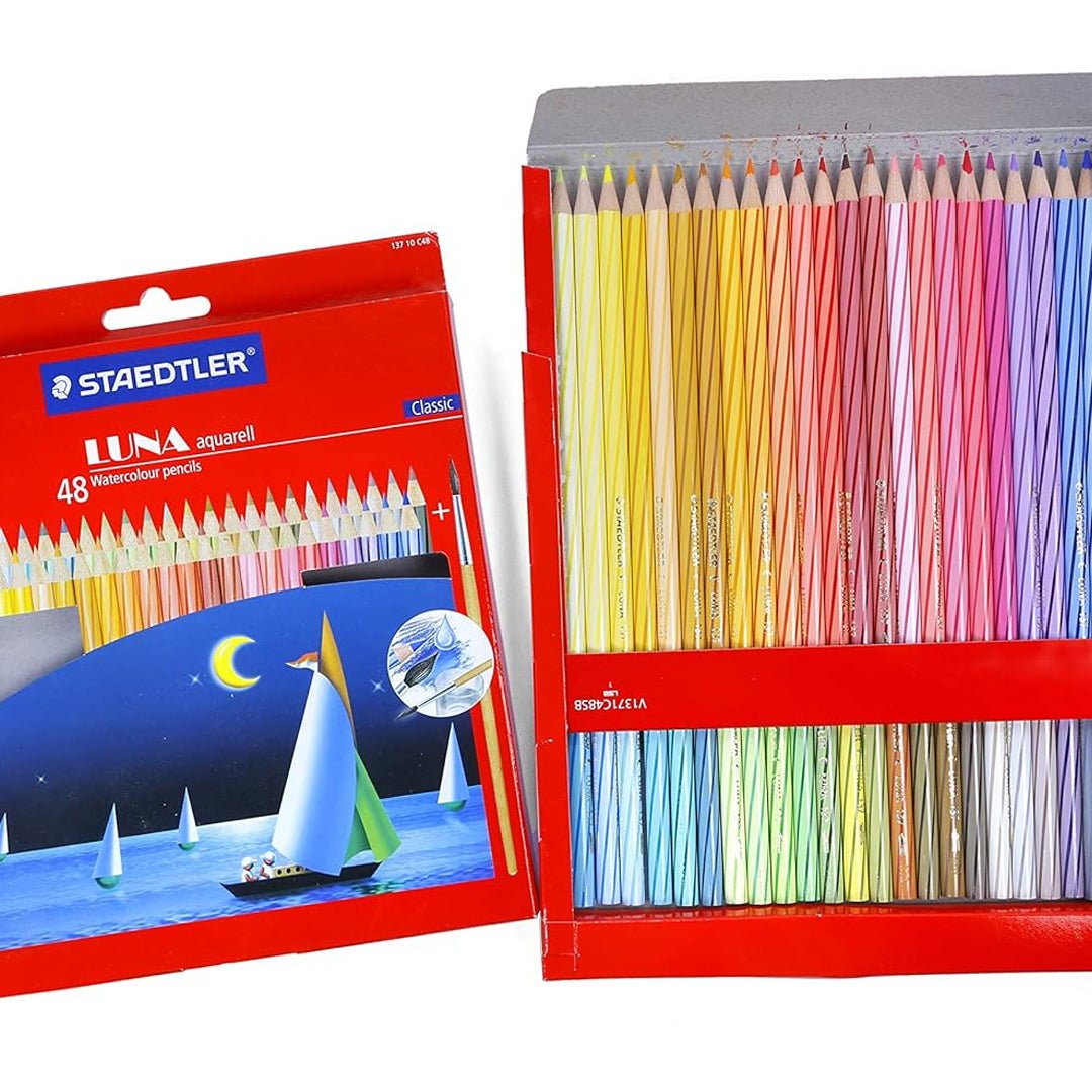 Staedtler Luna Watercolour Colour Pencils - SCOOBOO - 137 10 C48 - Coloured Pencils