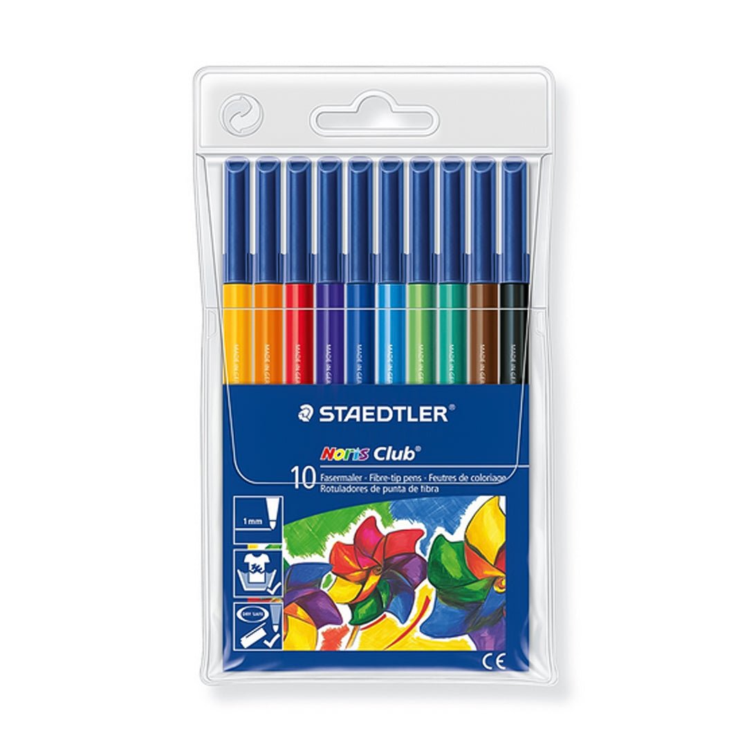 Staedtler Noris Club Fibre Tip Pen - SCOOBOO - 326 WP10 - Brush Pens