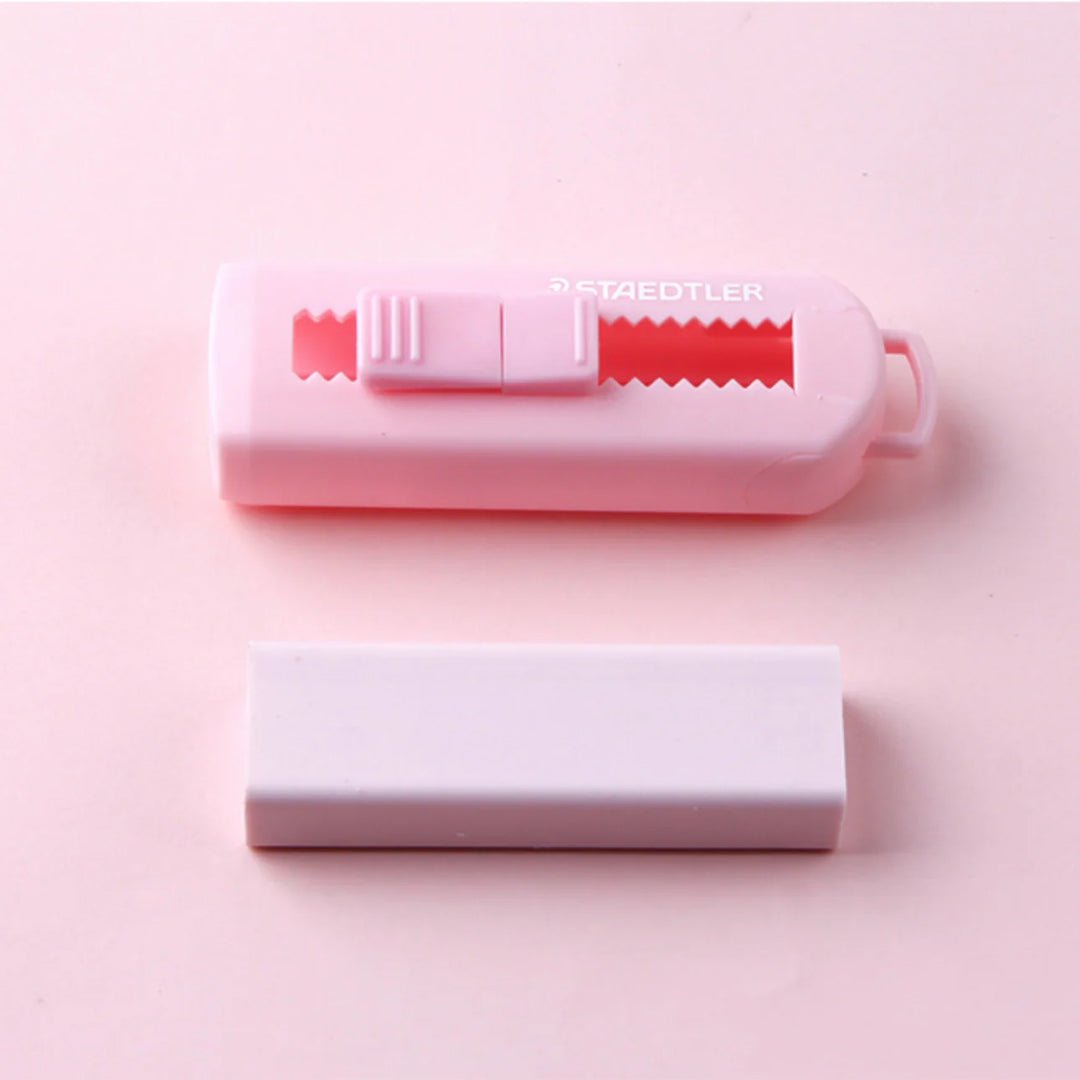 Staedtler Sliding Retractable Pencil Eraser - SCOOBOO - 525 PSBKPA - Eraser & Correction