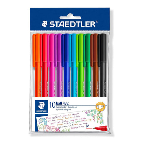 Staedtler Triangular Ball Pen 1.0mm - SCOOBOO - 43235MPB10 - Ball Pen