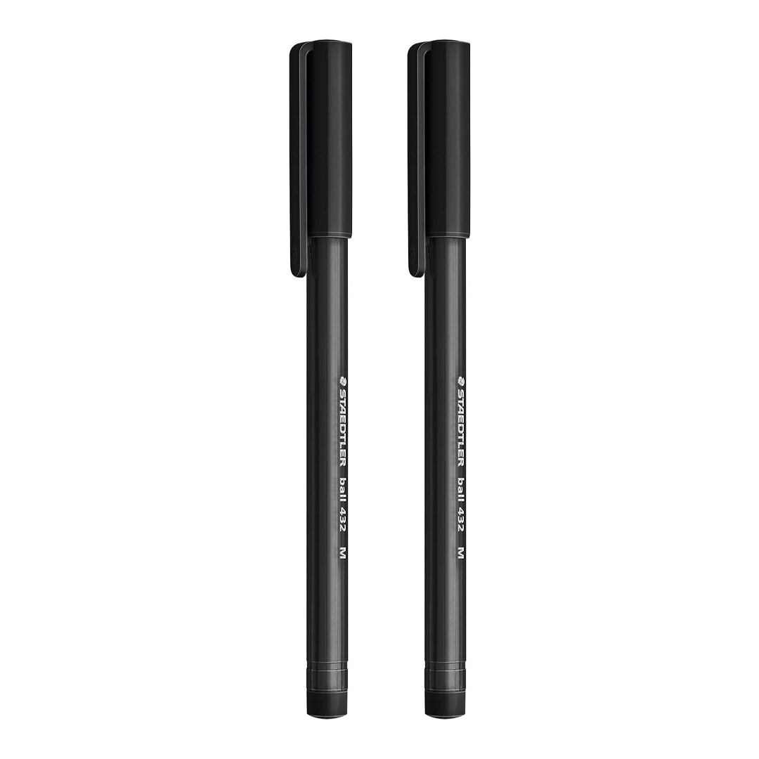 Triangular Pen Cap Staedtler Triangular Ball Pen-Pack of 2 – SCOOBOO