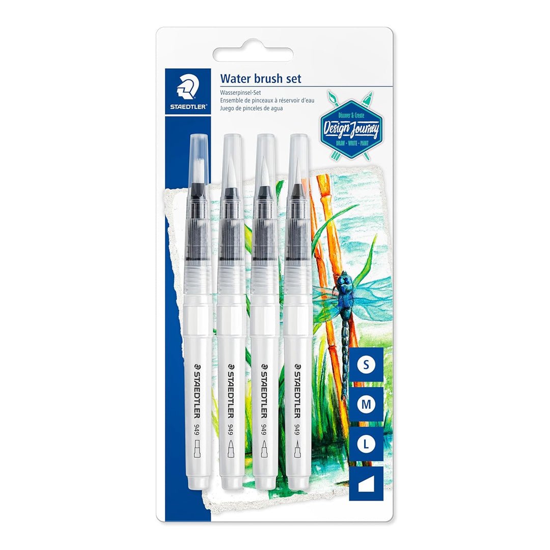 Staedtler Water Brush Pen - SCOOBOO - 949 - SBK4 - C - Brush Pens