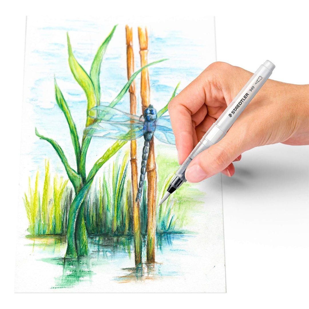 Staedtler Water Brush Pen - SCOOBOO - 949 - BK - 1 - C - Brush Pens