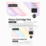 Stationerie Artists’ Heavy Cartridge Pad - SCOOBOO - PAD A4 - Sketch & Drawing Pad