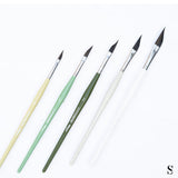 Stationerie Petal Pyramid Set Of 5 Forest Patel Edition - SCOOBOO - PETAL PYRAMID - Paint Brushes