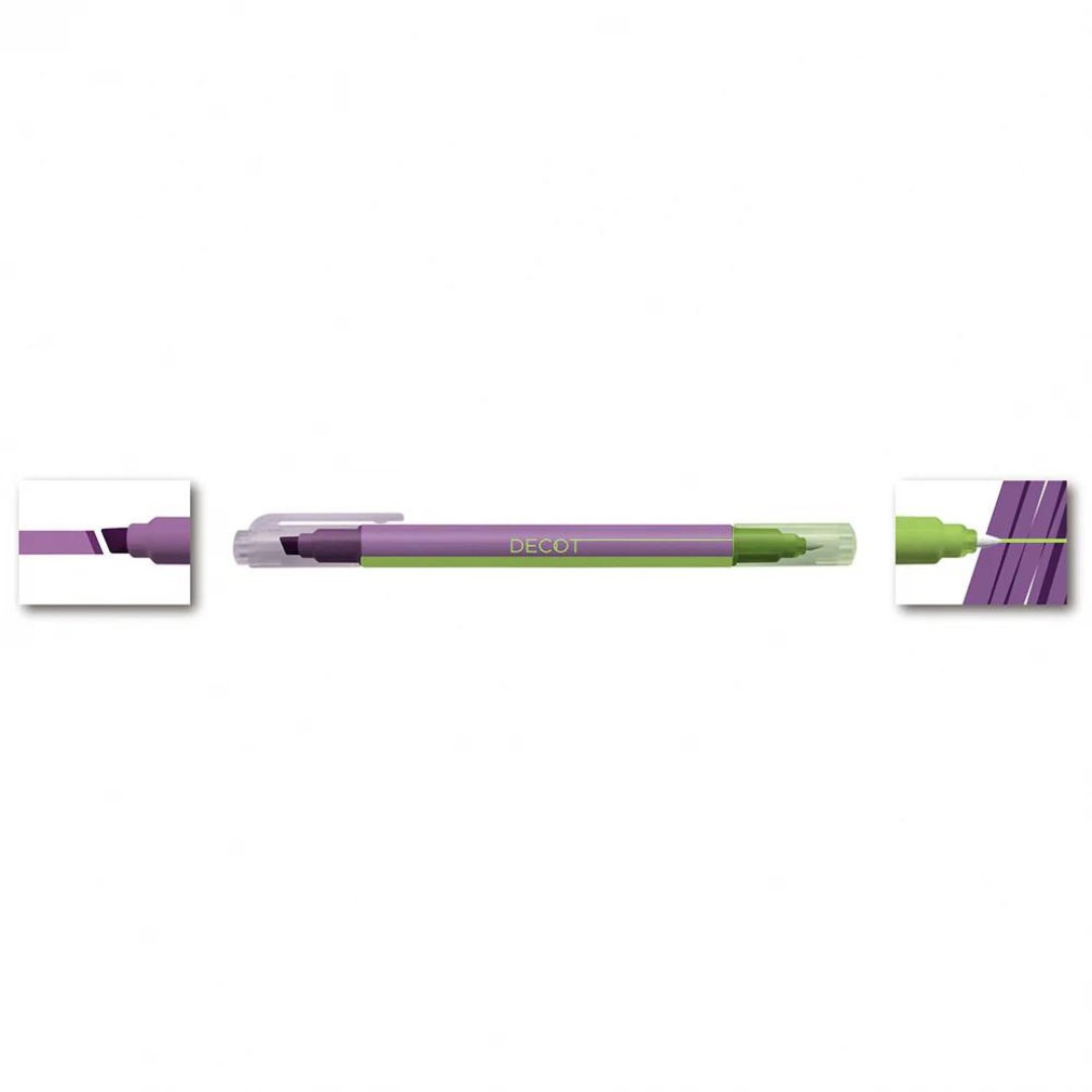 Sun Star Decot double - ended marker color - changing pen highlighter pen - SCOOBOO - S4543475 - Highlighter