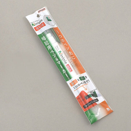 Sun Star Ninipie Memorization Green/Orange Pen Marker - SCOOBOO - S4541286 - Marker