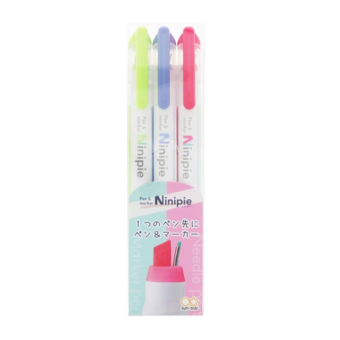 Sun Star Ninipie Water - Based Pen & Marker - SCOOBOO - S4591747 - Highlighter