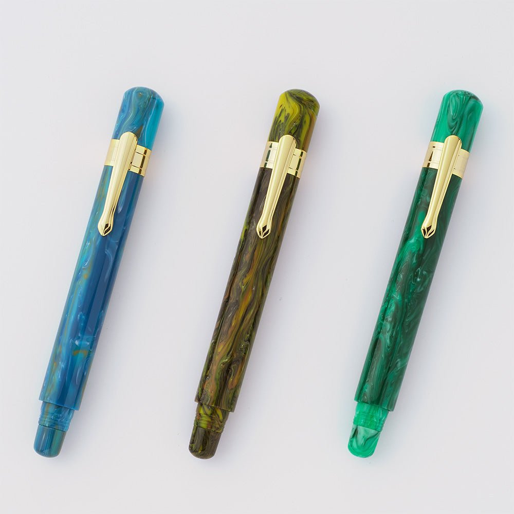 Taccia Covenant Blue Apatite Fountain Pen - SCOOBOO - TC_CNVT_BLU_APT_FPEF_TCVSUSFBLEF - Fountain Pen