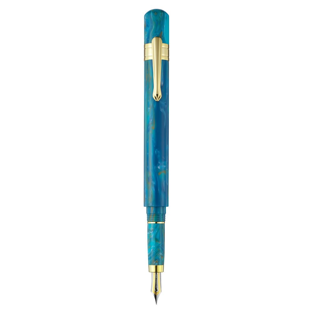 Taccia Covenant Blue Apatite Fountain Pen - SCOOBOO - TC_CNVT_BLU_APT_FPEF_TCVSUSFBLEF - Fountain Pen