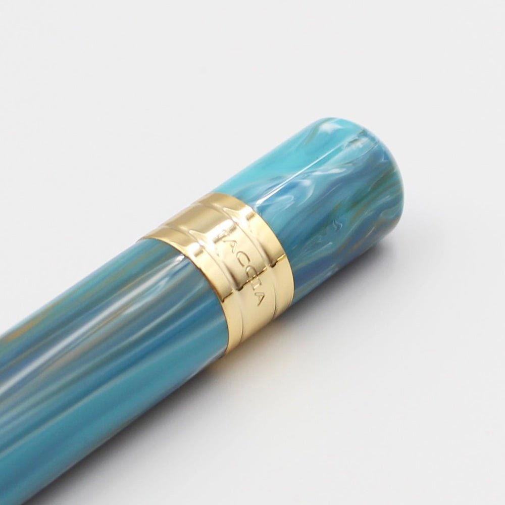 Taccia Covenant Blue Apatite Fountain Pen - SCOOBOO - TC_CNVT_BLU_APT_FPEF_TCVSUSFBLEF - Fountain Pen