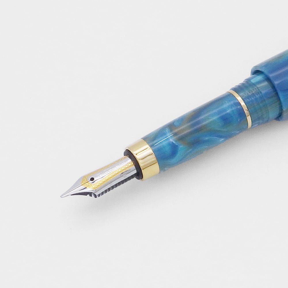 Taccia Covenant Blue Apatite Fountain Pen - SCOOBOO - TC_CNVT_BLU_APT_FPEF_TCVSUSFBLEF - Fountain Pen