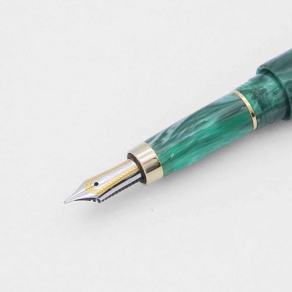 Taccia Covenant Malachite Fountain Pen - SCOOBOO - TC_CNVT_MLC_GRN_FPEF_TCVSUSFGNEF - Fountain Pen