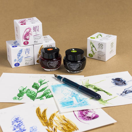 Taccia Sunao - iro Ink Bottle (Aka - 40 ML) TFPI - WD40 - 05 - SCOOBOO - TC_SNIRO_INK_BTL_AKA_40ML_TFPIWD4005 - Ink Cartridge