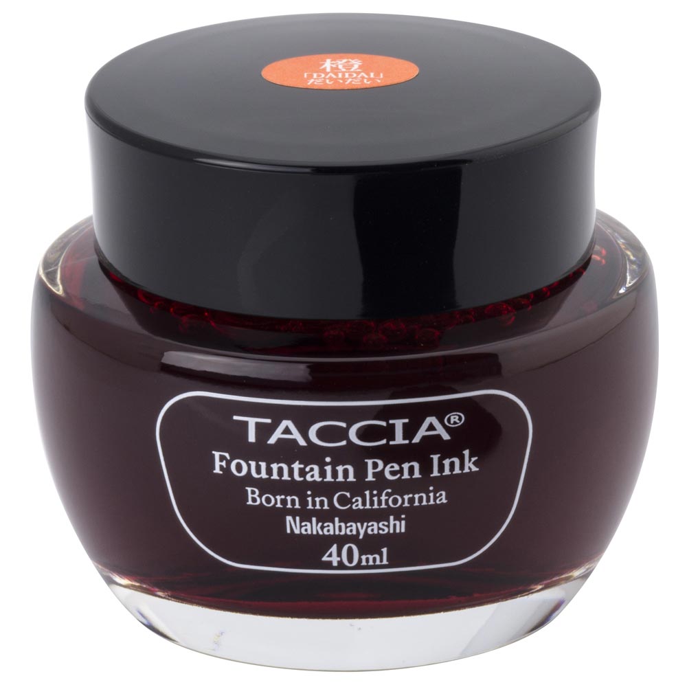 Taccia Sunao - iro Ink Bottle (Daidai - 40 ML) TFPI - WD40 - 04 - SCOOBOO - TC_SNIRO_INK_BTL_DAI_40ML_TFPIWD4004 - Ink Bottle