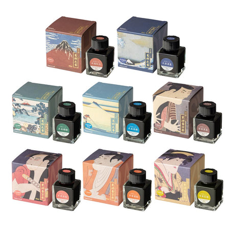 Taccia Ukiyo - e Ink Bottle (Aka Sakura - 40 ML) TFPI - WD42 - 6 - SCOOBOO - TC_UKI_INK_BTL_ASASAK_40ML_TFPIWD426 - Ink Bottle