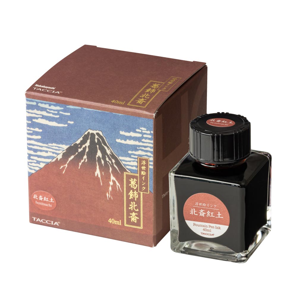 Taccia Ukiyo - e Ink Bottle (Beni Tsuchi - 40 ML) TFPI - WD42 - 1 - SCOOBOO - TC_UKI_INK_BTL_BENTSU_40ML_TFPIWD421 - Ink Bottle