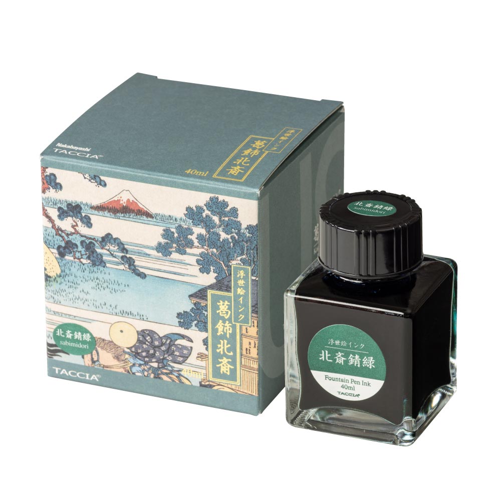 Taccia Ukiyo - e Ink Bottle (Sabi Midori - 40 ML) TFPI - WD42 - 3 - SCOOBOO - TC_UKI_INK_BTL_SABMID_40ML_TFPIWD423 - Ink Bottle