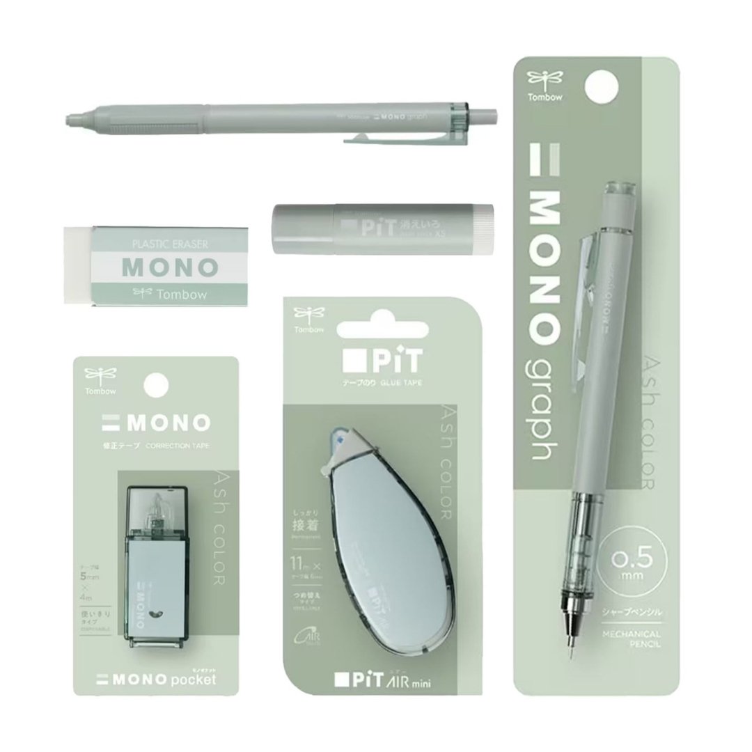 Tombow Mono PIT Pencil Stationery Set 6 Pieces - SCOOBOO - Stationery Kit