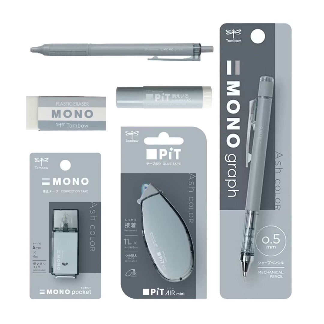 Tombow Mono PIT Pencil Stationery Set 6 Pieces - SCOOBOO - Stationery Kit